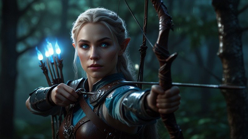 How to Create Stunning AI Art with Leonardo A female elven archer