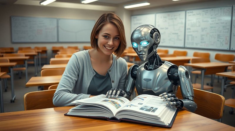Friend or Foe? The Truth About AI’s Growing Role in Schools b27 06 flux schnell a young adult woman with short brown hair and a g 1 (1)