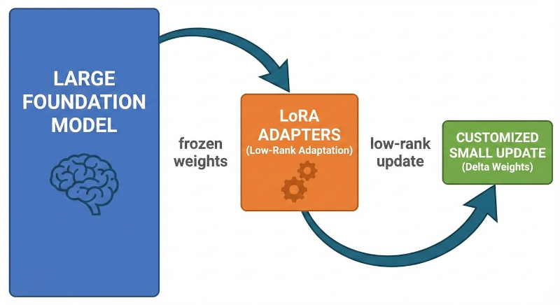 Magic of LoRA: The Secret Behind Fast, Cheap, and Powerful AI b29 02 gemini generated image z142b0z142b0z142